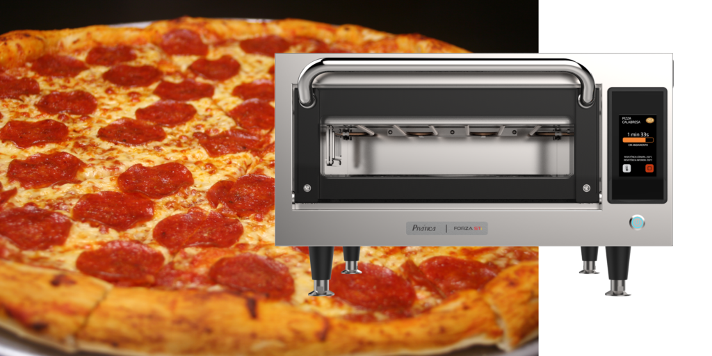 PIZZA COMMERCIAL HIGH-SPEED OVEN PRÁTICA FORZA STI