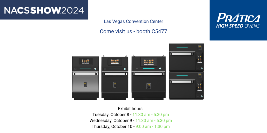 NACS 2024 Prática HighSpeed Ovens Booth C5477 Pratica