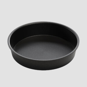 Round aluminum pan, smooth bottom- 7.5in x 1.6in (H) - 200227
